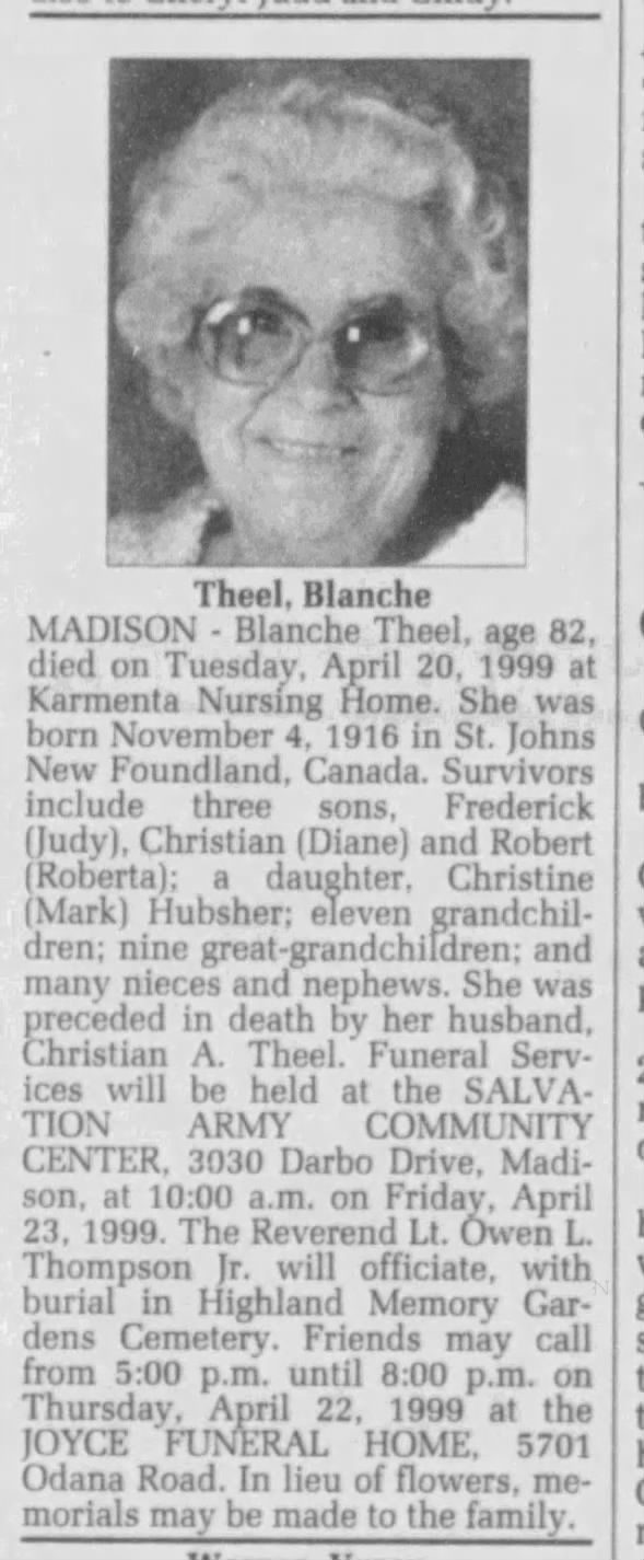 Blanche Theel